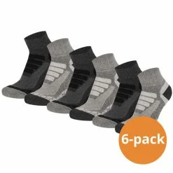 XTREME SOCKSWEAR Xtreme Wandelsokken Quarter 6-pack Multi Grey