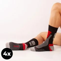 XTREME SOCKSWEAR Xtreme Wandelsokken Zwart 4-PACK