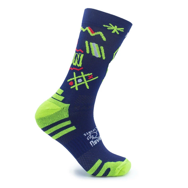 KAMUABU XXO BLAUW Hardloopsokken (1 DRAAD) 4 KAMUABU XXO BLAUW Hardloopsokken (1 DRAAD) - Afbeelding 2