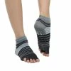 Gaiam Yoga Sokken - Toeless Socks - Grijs - Yogasokken -Regatta shop yoga sokken toeless socks grijs yogasokken